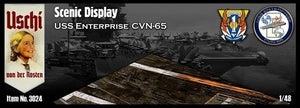 Uschi van der Rosten 3022 Scenic Display &amp;#39;USS Enterprise CVN-65&amp;#39; rectangular 1/72