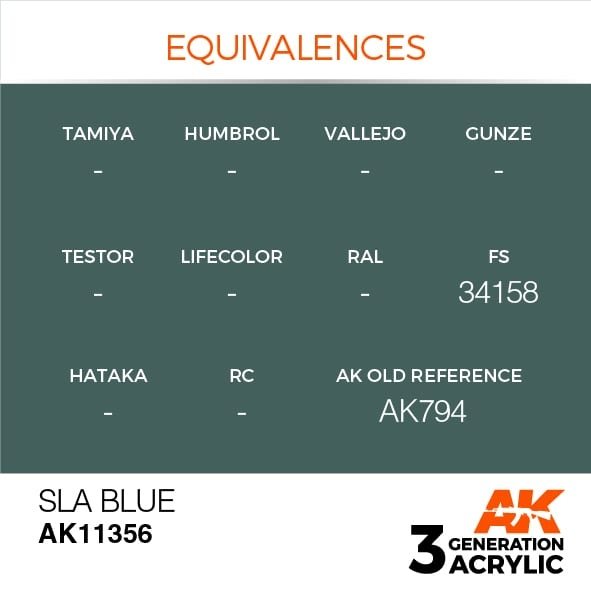 AK Interactive AK11356 SLA Blue 17ml – zdjęcie 3