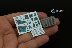 Quinta Studio QD+72184 Mi-24V 3D-Printed &amp;amp; coloured Interior on decal paper (Hobby Boss/ARK Models) (with 3D-printed resin parts) 1/72 – immagine 2