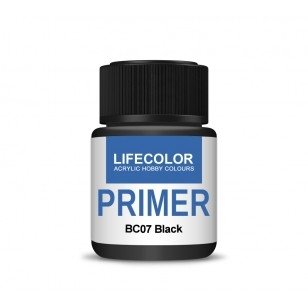 Lifecolor BC07 Acrylic Primer Black 22ml – imagen 2