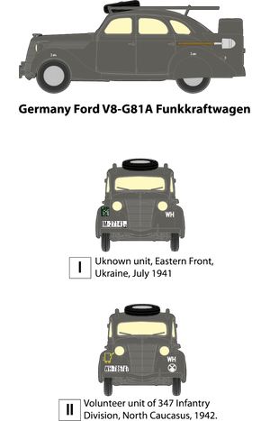 Roden 818 Ford V8-G81A Funkkraftwagen 1/35 – immagine 2