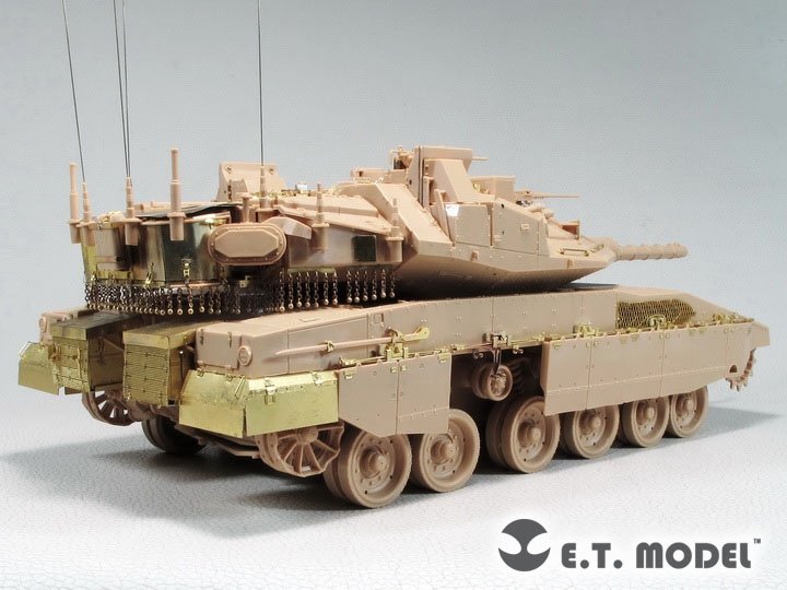 ET Model E35-286 Israeli Merkava Mk.4M w/Trophy Active Protection System Side Skirts For Meng Kit 1/35