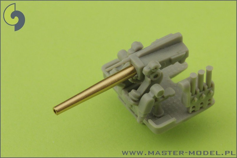 Master SM-200-002 USS Arizona BB-39 (1941) - secondary and AA armament barrels - 5in/51 (10pcs), 5in/25 (8pcs), Browning .50 (8pcs) barrels – immagine 3