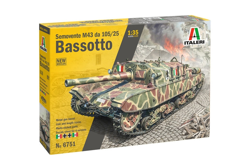 Italeri 6751 Semovente M43 da 105/25 Bassotto 1/35 – immagine 2