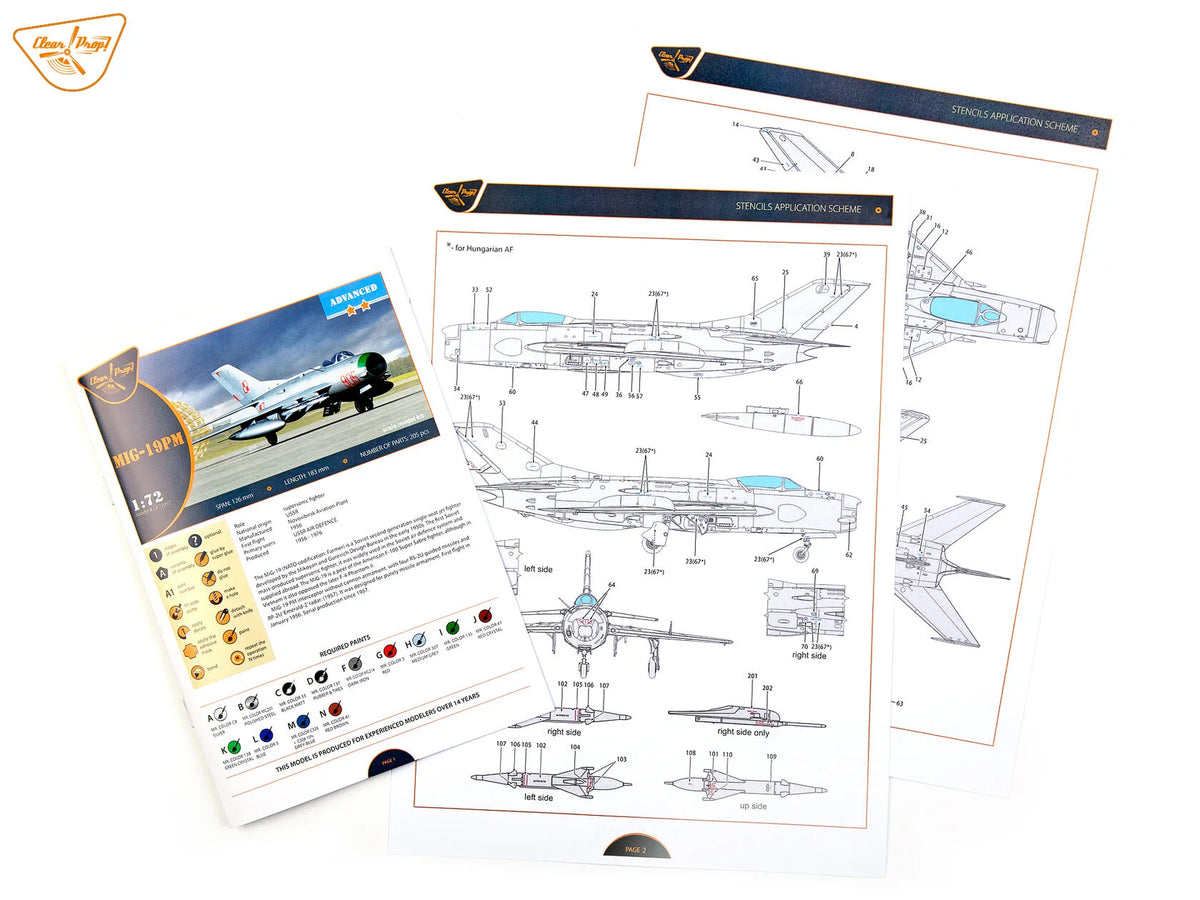 Clear Prop! CP72057 MiG-19 PM 1/72 – image 40