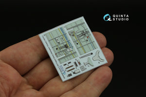 Quinta Studio QD48389 Macchi C.202 Folgore Early 3D-Printed &amp;amp; colored Interior on decal paper (Hasegawa/Eduard) 1/48 – image 7