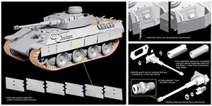 Dragon 6835 Bergepanther mit Aufgesetztem Pz.Kpfw.IV Turm Als Befeh 1/35 – immagine 2
