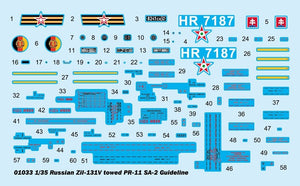Trumpeter 01033 Russian Zil-131V towed PR-11 SA-2 Guideline 1/35 – Bild 3