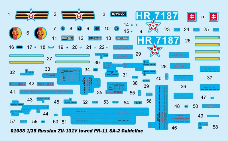 Trumpeter 01033 Russian Zil-131V towed PR-11 SA-2 Guideline 1/35 – Bild 3
