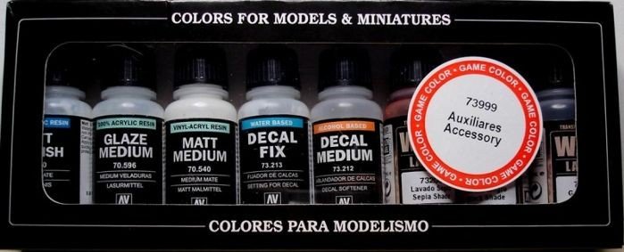 Ensemble d'accessoires Vallejo 73999 (8 couleurs)