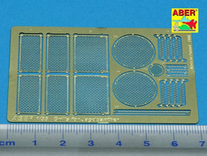 Aber 35G04 Grilles for german self-propelled gun Jagdpanther 1/35 – immagine 2