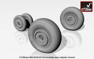 Armory Models AW72037 Roues lestées Fulcrum pour Mikoyan MiG-29A/B/UB, échelle 1/72 (début de la série)  – image 5