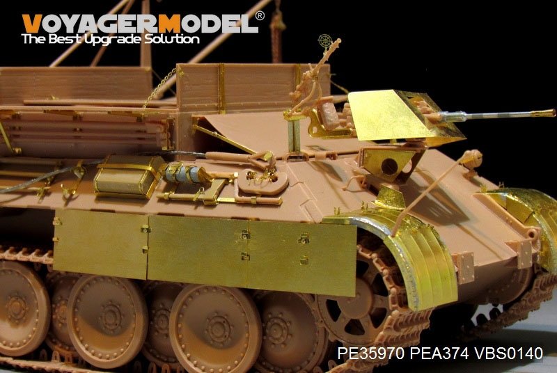 Voyager Model PE35970 WWII German Bergepanther Ausf.A (Late type,Panther G tool holders) Basic For MENG SS-015 1/35 – immagine 18