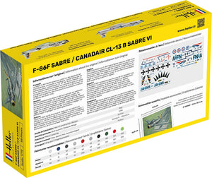 Heller 56277 F-86F SABRE / CANADAIR CL-13 B SABRE VI - Starter Kit 1/72 – Bild 2