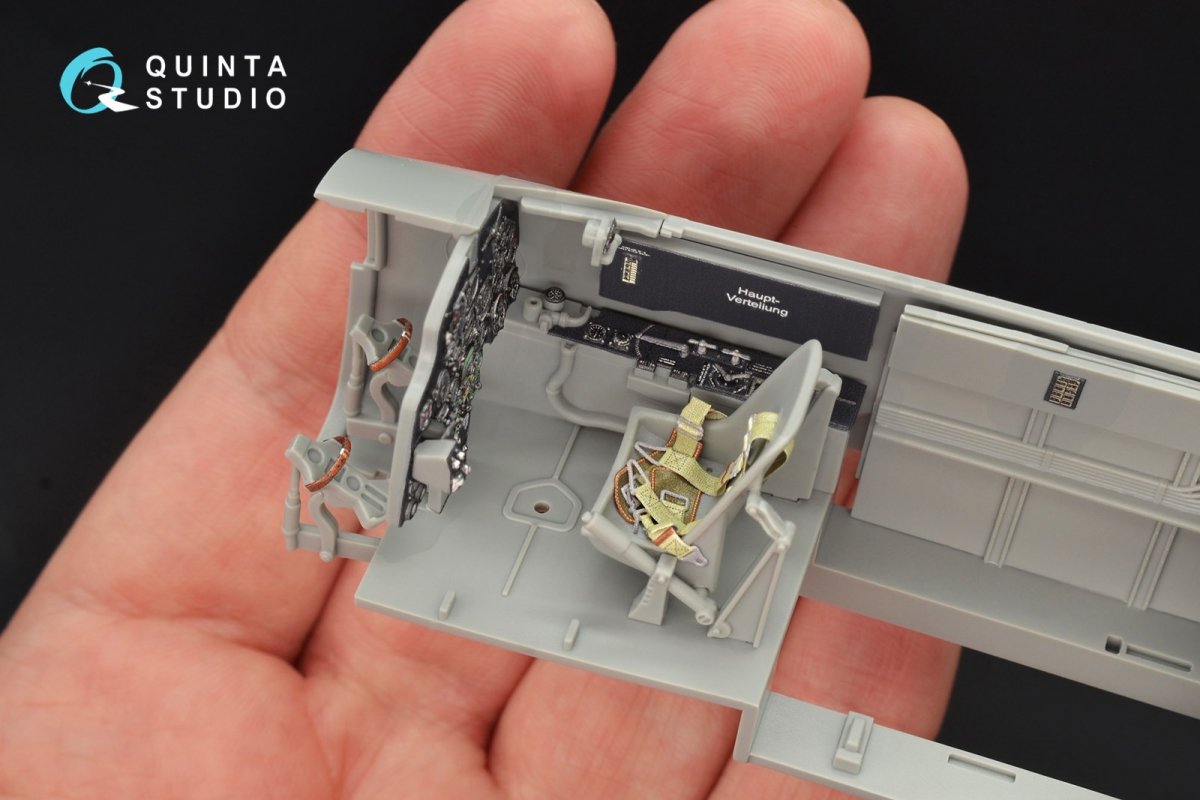 Quinta Studio QD32063 Bf 110C/D 3D-Printed &amp;amp; coloured Interior on decal paper (for Dragon kit) 1/32 – immagine 9