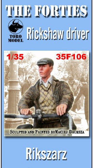 ToRo Modèle 35F106 Les années quarante - Conducteur de pousse-pousse 1/35