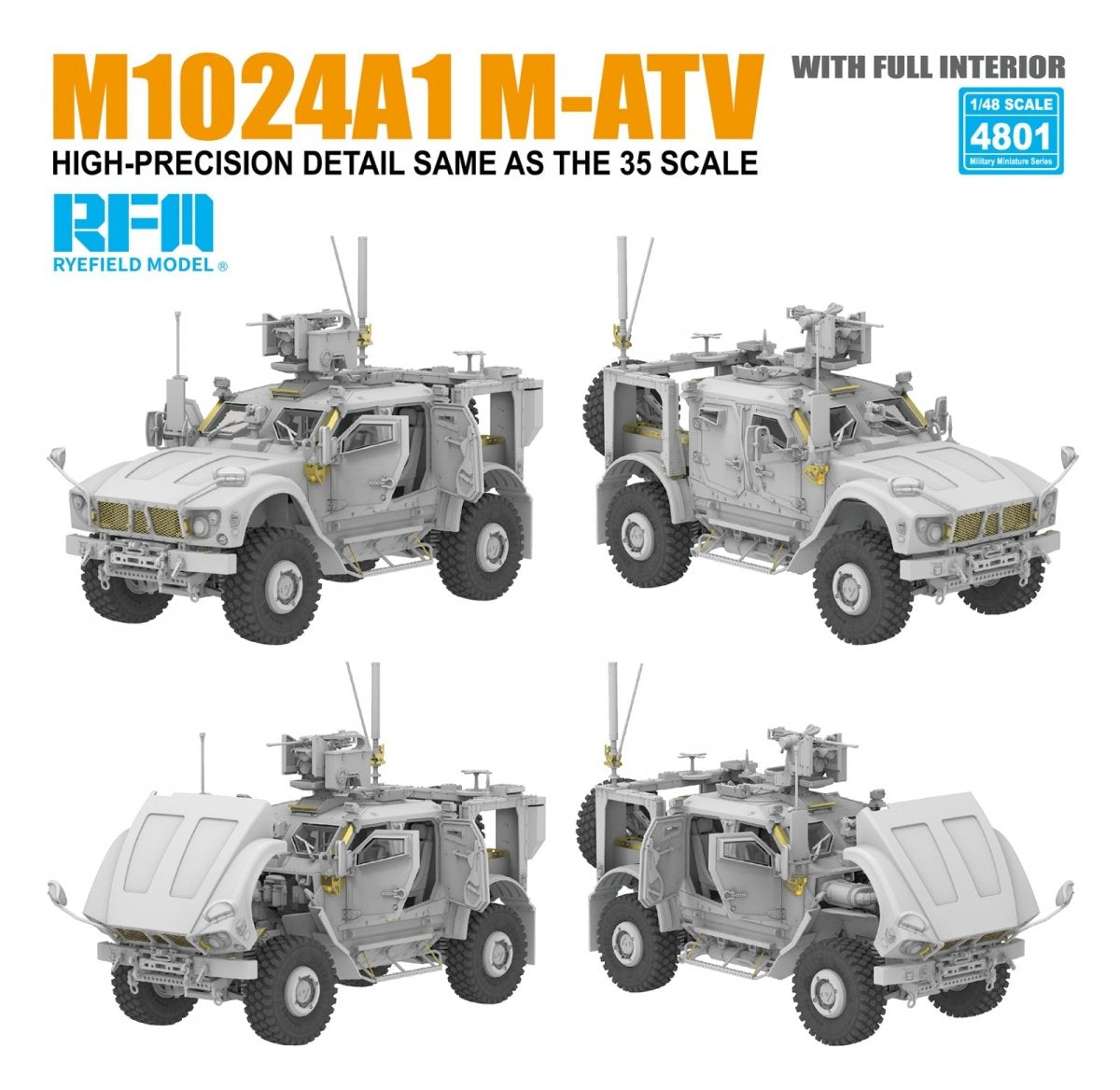 Rye Field Model 4801 M1024A1 M-ATV 1/48 – zdjęcie 3