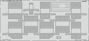 Eduard 481112 Mi-8MT cargo seats TRUMPETER 1/48