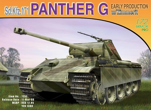 Dragon 7252 Sd.Kfz.171 Panther G 1/72
