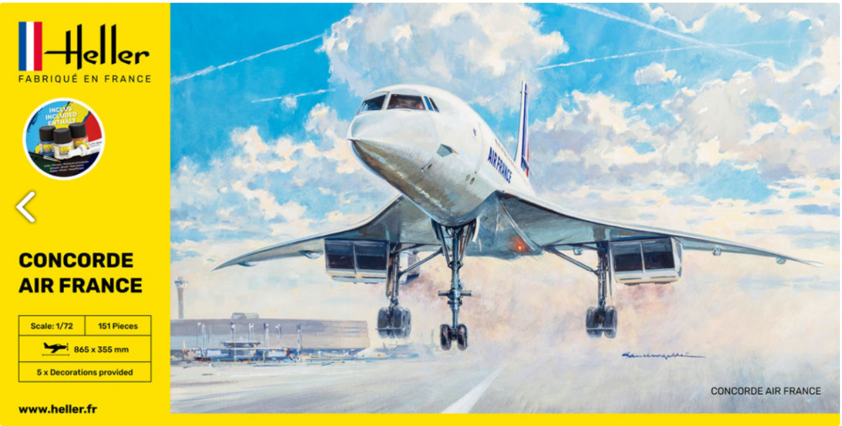Heller 56469 STARTER KIT - Concorde AF 1/72 – Bild 2