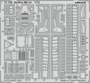 Eduard 73728 Spitfire Mk. Vc for AIRFIX 1/72 – immagine 2