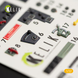 KELIK K32005 P-40M INTERIOR 3D DECALS FOR TRUMPETER KIT 1/32 – immagine 6