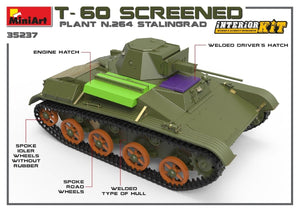 MiniArt 35237 T-60 SCREENED (PLANT NO.264 STALINGRAD) INTERIOR KIT 1/35 – immagine 4