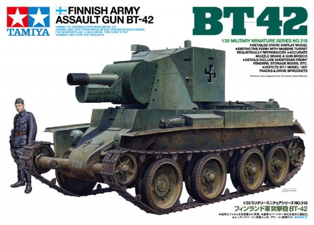 Tamiya 35318 Finnish Army Assault Gun BT-42 1/35 – immagine 2