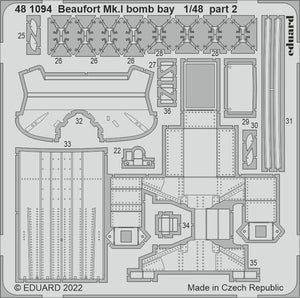 Eduard BIG49361 Beaufort Mk. I PART II ICM 1/48 – immagine 2