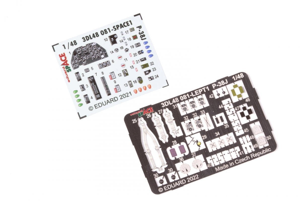 Eduard 3DL48081 P-38J SPACE TAMIYA 1/48 – immagine 2