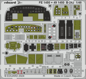 Eduard BIG49423 B-24J PIÈCES ET HOBBY BOSS 1/48 – image 4
