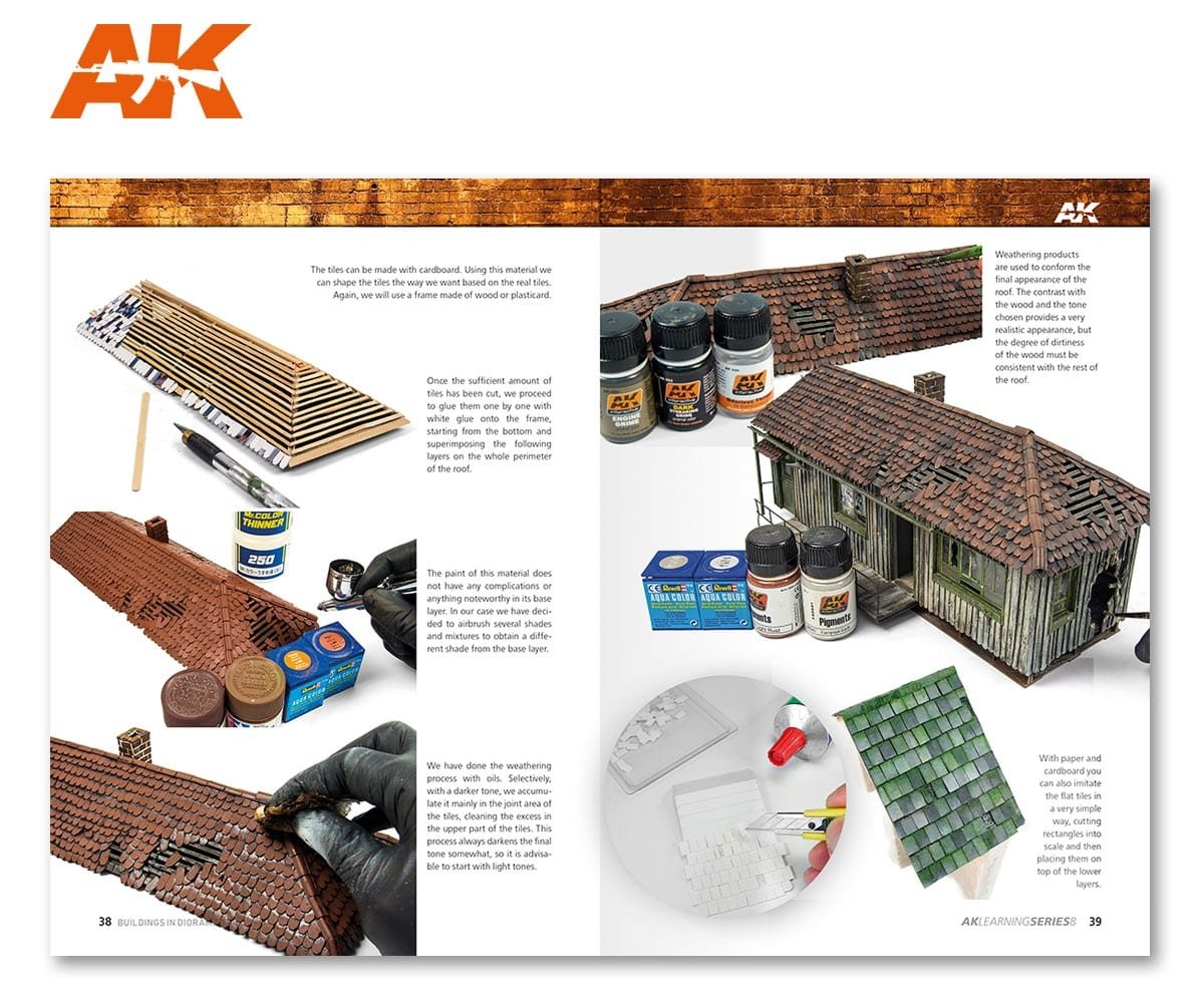 AK Interactive AK256 AK LEARNING 09 : LE GUIDE ULTIME POUR CRÉER DES BÂTIMENTS DANS DES DIORAMAS (Anglais)  – image 6