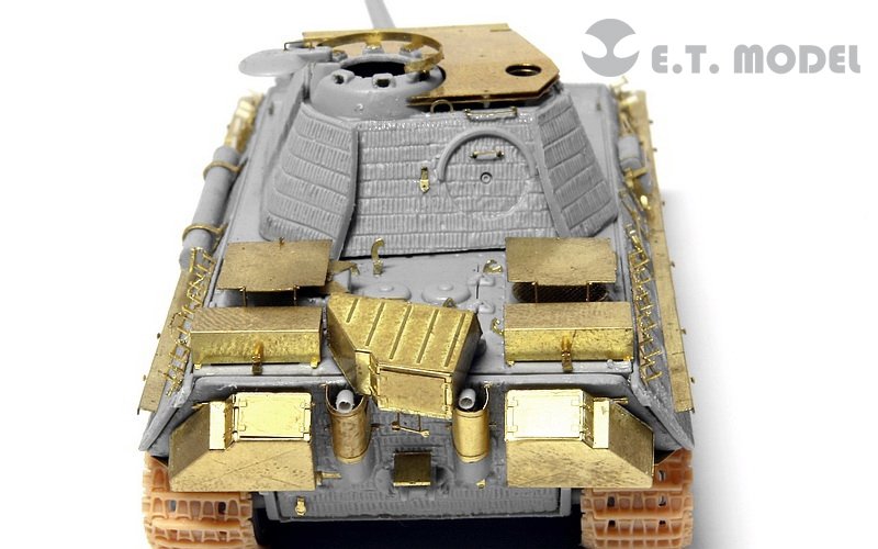 E.T. Model E72-010 WWII German Panther G Anti Aircraft Armour For DRAGON Kit 1/72 – zdjęcie 7