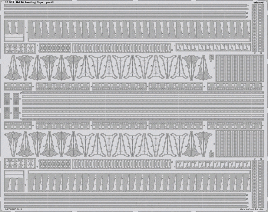 Eduard 32337 B-17G landing flaps 1/32 HK Models – Bild 2