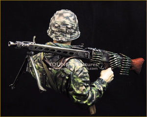 Young Miniatures YM1869 Jeune mitrailleur SS Waffen 1944 1/10 – image 4