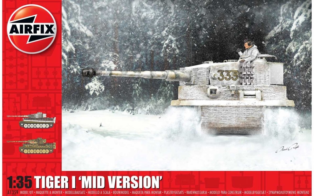 Airfix 1359 Tiger-1, version intermédiaire, échelle 1/35