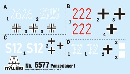Italeri 6577 Panzerjäger I 1/35 – immagine 3