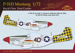 Eduard R0021 P-51D MUSTANG DUAL COMBO 1/72 – imagen 30