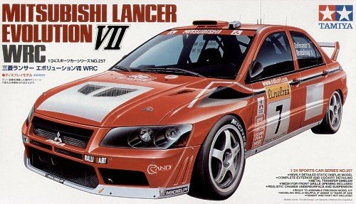 Tamiya 24257 Mitsubishi Lancer Evolution VII WRC 1/24