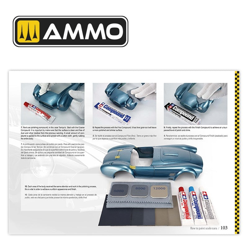 Ammo by Mig 6298 How to Paint Scale Cars Bilingual: English and Spanish – Bild 7