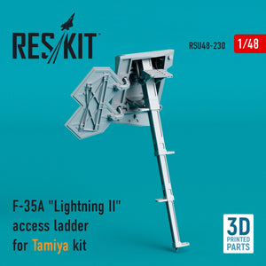 RESKIT RSU48-0230 F-35A &amp;quot;LIGHTNING II&amp;quot; ACCESS LADDER FOR TAMIYA KIT (3D PRINTED) 1/48