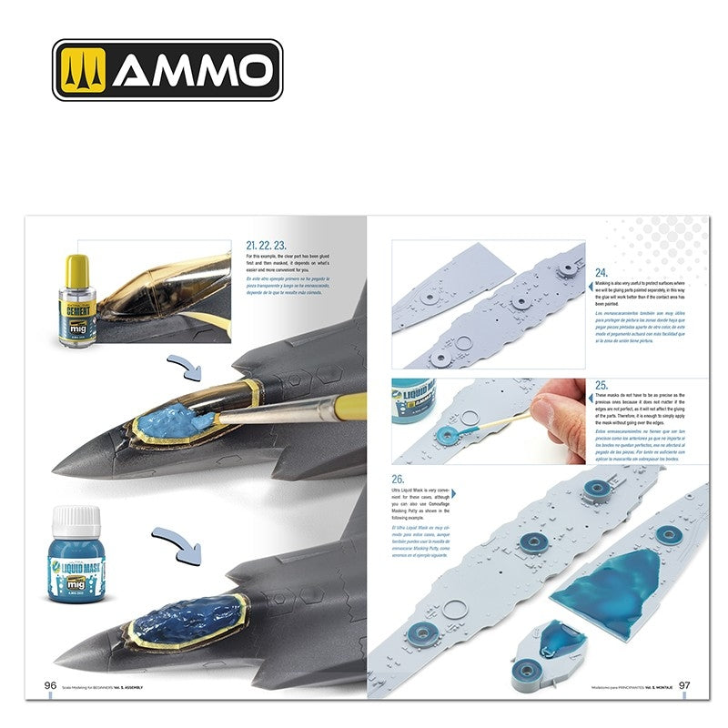 Ammo by Mig 6300 Scale Modeling for Beginners Vol. 1: Assembly (Bilingual English &amp;amp; Spanish) – zdjęcie 11