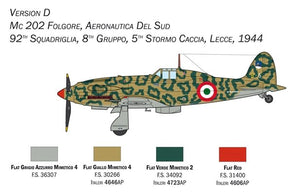 Italeri 1439 MC.202 Folgore 1/72 – imagen 7