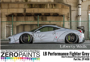 Zero Paints ZP-1438 - LB Performance Zero Fighter (Combat Style) Gray Paint (LB Works Ferrari 458, Lamborghini Aventador, Murciéelago) 60ml