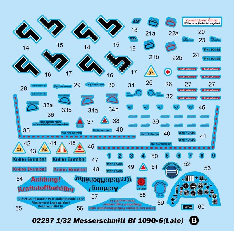 Trumpeter 02297 Messerschmitt Bf 109G-6 (Tardif) (1/32) – image 14