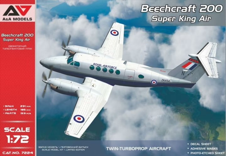 A&amp;A Models 7224 Beechcraft 200 Super King Air 1/72