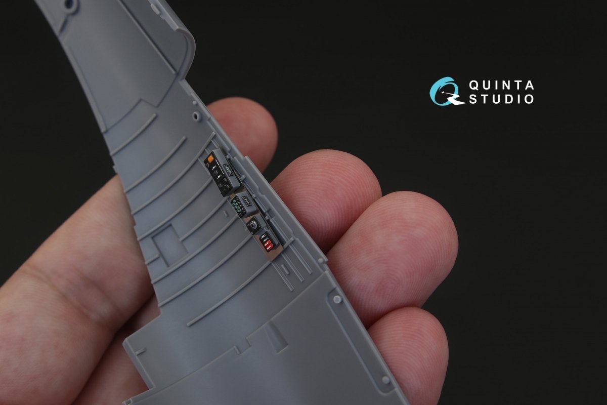 Quinta Studio QD32040 F4U-1A Corsair 3D-Printed &amp;amp; coloured Interior on decal paper (for Tamiya kit) 1/32 – zdjęcie 8