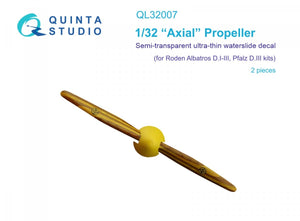 Hélices en bois Quinta Studio QL32007 Axial (Roden) 1/32