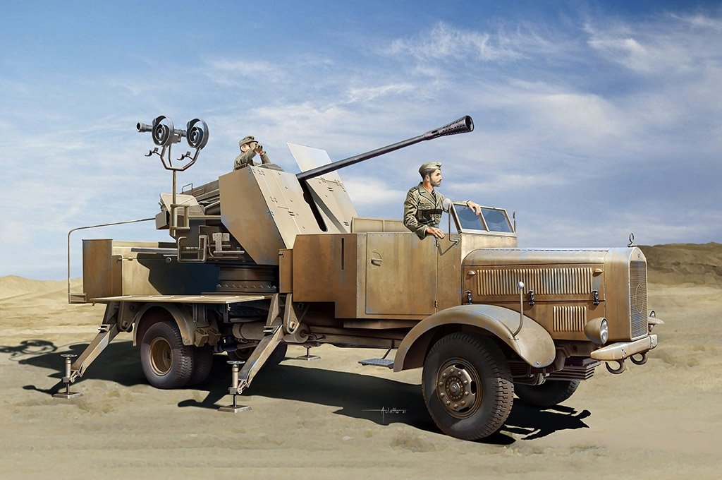 Trumpeter 09595 L4500A with 5cm Flak 41 I 1/35
