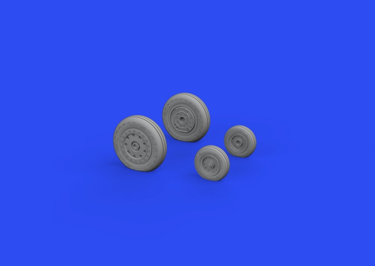 Eduard 648682 F-4B wheels TAMIYA 1/48 – immagine 2